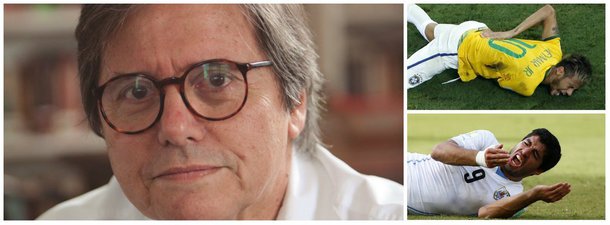 "O aspecto mais chocante da contusão que deixará Neymar fora da Copa é a falta de indignação", escreve Paulo Moreira Leite, colunista da Istoé; "reação compreensiva" diante da joelhada do colombiano Zuñiga, segundo o jornalista, "encobre um movimento que não ousa se mostrar por inteiro. Estou falando da torcida contra a Copa"