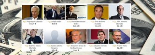 Ao todo, o país possui 65 bilionários na lista da Forbes, 19 a mais do que na lista do ano passado; dos novatos, 15 herdaram fortunas – é o caso dos herdeiros de Roberto Civita, do Grupo Abril; Dirce Camargo, do grupo Camargo Correa; e de Antônio Ermírio de Moraes; Jorge Paulo Lemann segue o mais rico; oito deixaram a classificação, incluindo Eike Batista