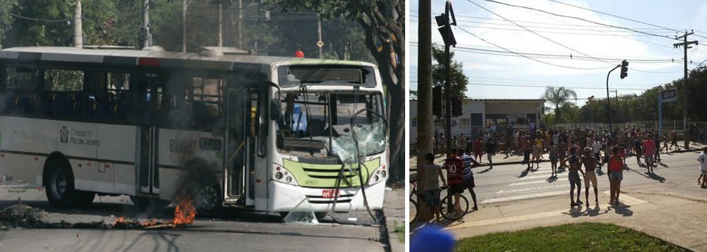A morte de um menino, de 4 anos, durante confronto entre policiais e traficantes, motivou manifestação de moradores de Costa Barros, zona norte do Rio de Janeiro; seis ônibus foram depredados no protesto, segundo Sindicato das Empresas de Ônibus do Município (Rio Ônibus); durante a operação da Polícia Militar (PM) na região, houve confronto entre os policiais e traficantes