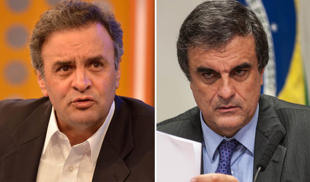 Presidenciável tucano, senador Aécio Neves, voltou a criticar, nesta quinta (22), o ministro da Justiça, José Eduardo Cardozo, sobre a política de segurança pública do governo da presidente Dilma Rousseff (PT); primeiro, o tucano apontou problemas nos repasses de recursos aos estados e chegou a dizer que renomearia o ministério, para Justiça e Segurança Pública, caso seja eleito; Cardozo rebateu e falou em atuação pífia do senador no Congresso; tucano fez uma tréplica