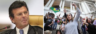 O ministro do Supremo Luiz Fux se reúne com representantes do governo e da prefeitura do Rio em uma audiência conciliatória com professores da rede pública em greve; a greve da categoria começou dia 8 de agosto e já dura 76 dias; os docentes pedem a elaboração de novo Plano de Cargos e Salários diferente do que foi aprovado pela Câmara Municipal 