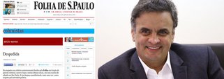 Folha de S. Paulo obteve na Justiça Eleitoral do Rio uma liminar que lhe dá direito a manter na internet uma coluna escrita pelo presidenciável tucano Aécio Neves, e ex-colunista do jornal; juiz Flávio Willeman, do Tribunal Regional Eleitoral do Rio, afirmou em decisão provisória que retirar a coluna da internet "seria uma restrição direta à liberdade de informação jornalística"; na última semana, o juiz Guilherme Pedrosa Lopes, do mesmo TRE do Rio, determinou que a Folha retirasse da internet uma coluna escrita por Aécio Neves; texto relata as "visões" e os "compromissos" do PSDB para combater as desigualdades sociais