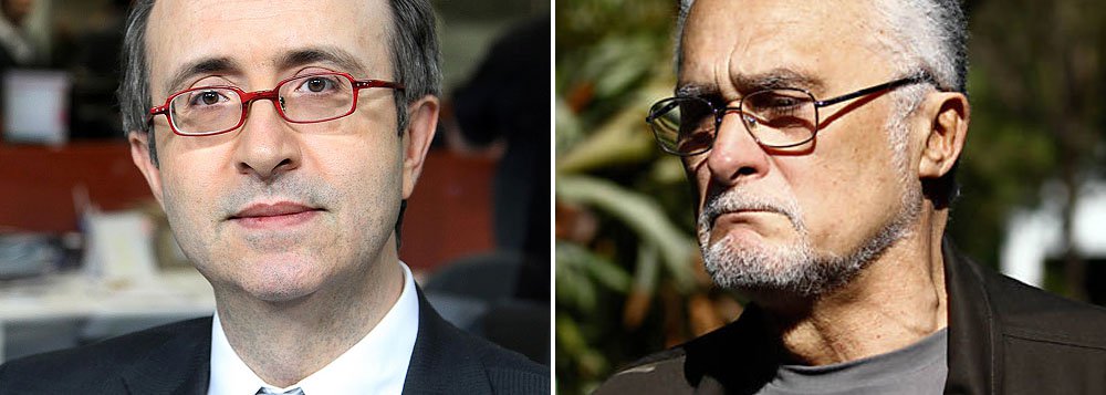 Blogueiro diz ter sido ameaçado por "petralha", que o culpa pela eventual morte de José Genoino na prisão; "Se alguém, mais exaltado, fizer o serviço, desculpe meu caro, é assim que a democracia avança", diz a mensagem enviada a ele; caso foi levado à Secretaria de Segurança Pública