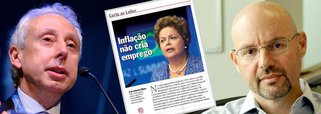 Neste fim de semana, a revista Veja assaca uma mentira (mais uma) contra a presidente Dilma Rousseff; no editorial chamado "Inflação não cria emprego", a publicação afirma que "Dilma relaciona inflação com criação de empregos"; foi uma resposta à fala de Dilma, quando ela afirmou que trazer a inflação a 3%, conforme propôs Eduardo Campos, elevaria o desemprego a algo próximo a 8,2%; essa correlação é tão verdadeira que dois economistas oposicionistas, Alexandre Schwartsman e Persio Arida, propuseram exatamente isso: cortar empregos para reduzir a inflação e trazê-la ao centro da meta