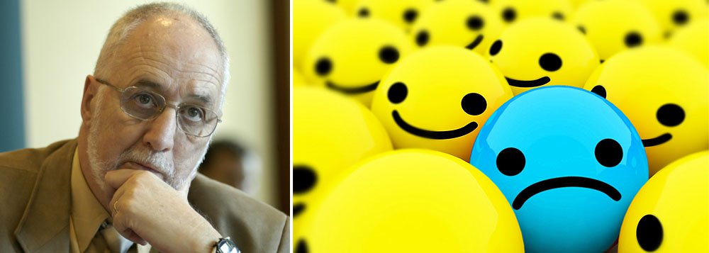 A análise é do jornalista Clóvis Rossi, que comenta o estranho país em que os ricos, de barriga cheia, se tornam pessimistas, enquanto os mais pobres mantêm o otimismo