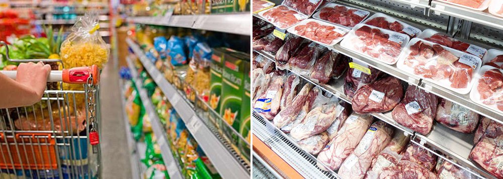 Alta de preços é superior à observada na prévia de setembro, que havia sido 0,27%, segundo dados divulgados hoje pelo IBGE; principal impacto veio dos alimentos e bebidas, com destaque para as carnes