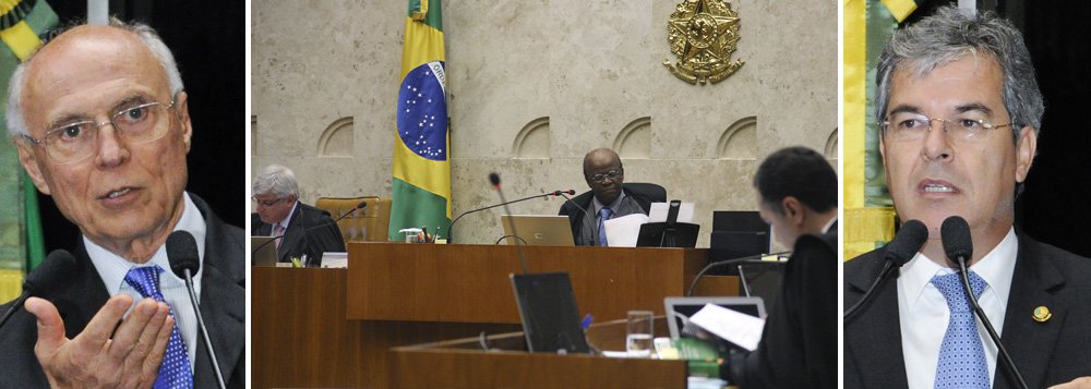 "O esquema de pagamento de mensalidades foi criado pelo PSDB em Minas Gerais cinco anos antes. Não tem nem data para julgamento e corre o risco de prescrever. Não se pode ter dois pesos e duas medidas", disse o senador Jorge Viana; já o também Eduardo Suplicy disse que o STF assumiu o "compromisso" de julgar o mensalão tucano, por isso tem que cumprir seu papel; "é um compromisso que eles assumiram de analisar o caso que ocorreu com o PSDB. É natural que isso aconteça. Não dá para ter dois pesos e duas medidas", afirmou