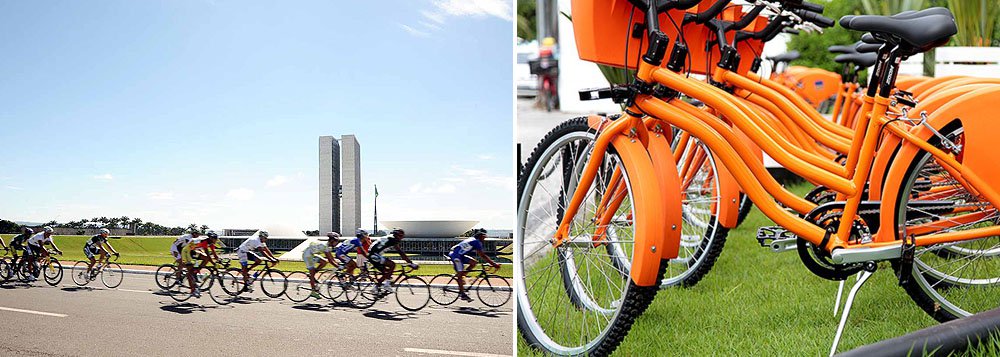 A iniciativa faz parte de um projeto do governo do Distrito Federal que colocará em funcionamento, antes do Mundial, 10 estações e 100 bikes para compartilhamento; a previsão é que, até o segundo semestre, outras 30 estações e 300 veículos estejam disponíveis ao público