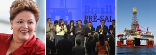 Presidente acredita que o País "deu um grande passo" ao mudar o padrão de exploração do pré-sal para o modelo de partilha e lembra que o Estado ficará com 85% do que for retirado de petróleo; "Aqueles que falam em privatização no mínimo desconhecem essas contas", rebateu; "O governo está satisfeito com o resultado do leilão, e não vejo onde esse modelo precisa de ajustes", analisou Dilma Rousseff, que agradeceu ao Congresso Nacional por permitir que transformemos "essa riqueza perecível numa riqueza infinita, que é o conhecimento"; "Vamos transformar petróleo em educação, em saúde, em desenvolvimento"