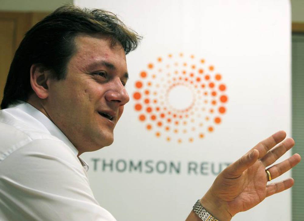 Wesley Batista, presidente-executivo da JBS, fala à Reuters durante o Reuters Latin American Investment Summit em São Paulo em 2011. A eficiência em custos e sinergias decorrentes da integração de mais de uma dúzia de aquisições feitas desde 2007 vão ajud