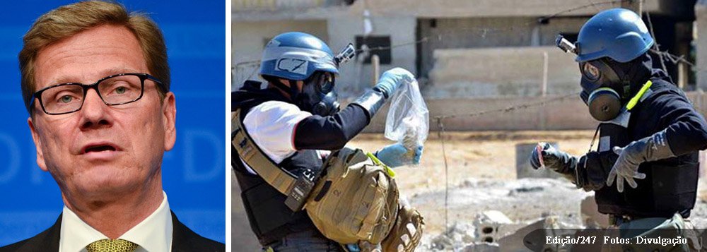 A Alemanha está pronta para fornecer ajuda financeira e técnica à eliminação de armas químicas sírias, informou, em Nova York, o ministro dos Negócios Estrangeiros, Guido Westerwelle. “Essas armas devem ser totalmente destruídas seguindo um calendário rigoroso”, disse ele 