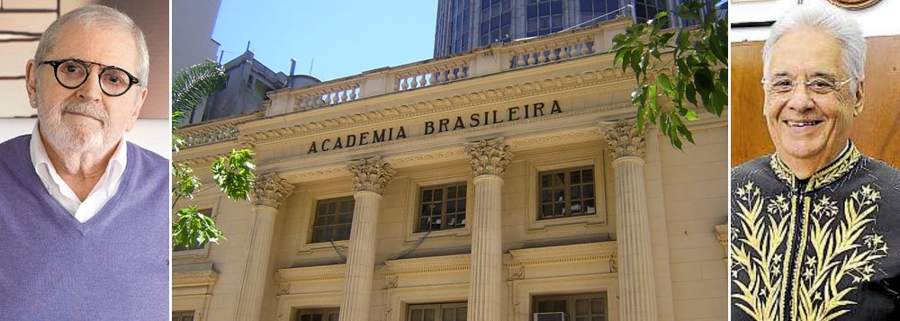 Autor de romances que venderam relativamente bem, incluindo Assassinato na Academia Brasileira de Letras, o humorista já se movimenta por uma cadeira da casa; no fim de semana, o ex-presidente FHC experimentou o fardão que usará na posse prevista para 10 de setembro