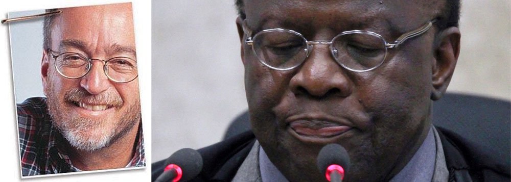 Paulo Nogueira, editor do Diário do Centro do Mundo, relembra o histórico de agressões do presidente do Supremo Tribunal Federal: à ex-mulher, a um "velho" (o ex-ministro Eros Grau), aos colegas do Supremo Tribunal Federal e, agora, à presidente Dilma Rousseff; "Ele ofendeu também Dilma, por sugerir que ela colocou Barroso e Teori no SFT para mudar as coisas no julgamento", diz ele