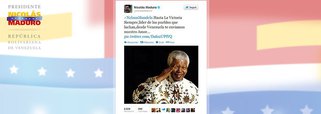 Colombiano Juan Manuel Santos, o mexicano Enrique Peña Nieto e o venezuelano Nicolás Maduro enviaram mensagens pelo microblog Twitter; presidente da Bolívia, Evo Morales, falou sobre Mandela em um pronunciamento; presidentes de países africanos também exprimiram pesar