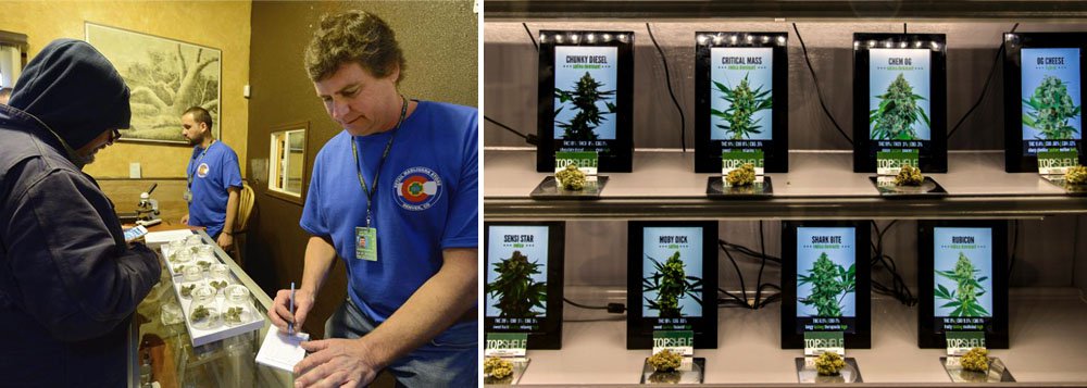 Valor inclui US$ 2,9 milhões em impostos sobre a compra da maconha para fins recreativos ou medicinais e US$ 600 mil em outras taxas; Estado americano, conhecido por "Rocky Mountain" por seu solo rochoso, legalizou a erva em 2012, mas fez história a partir de 1º de janeiro, ao inaugurar lojas de venda da droga, com imposto indireto de 15% e direto de 2,9%