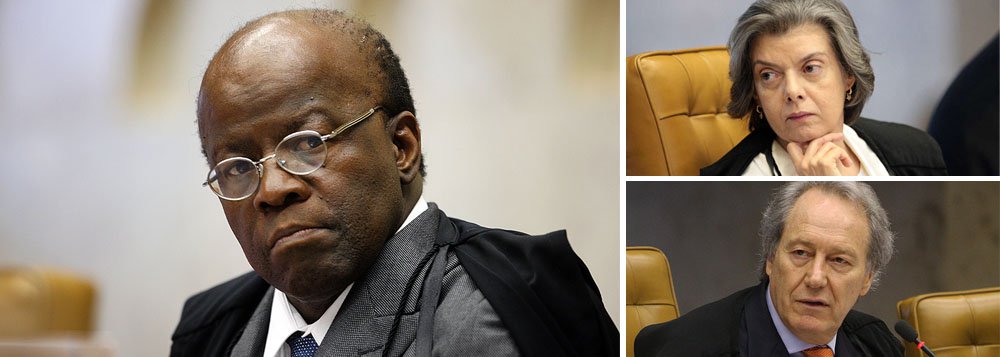 Presidente do Supremo Tribunal Federal, em férias na Europa com diárias financiadas pela Corte, criticou os colegas Ricardo Lewandowski e Cármen Lúcia por não terem assinado mandado de prisão do deputado João Paulo Cunha (PT-SP), condenado na Ação Penal 470, na sua ausência; ministros dizem que se ele interrompeu passeio em Paris para dar palestras, poderia terminar o que deixou em aberto