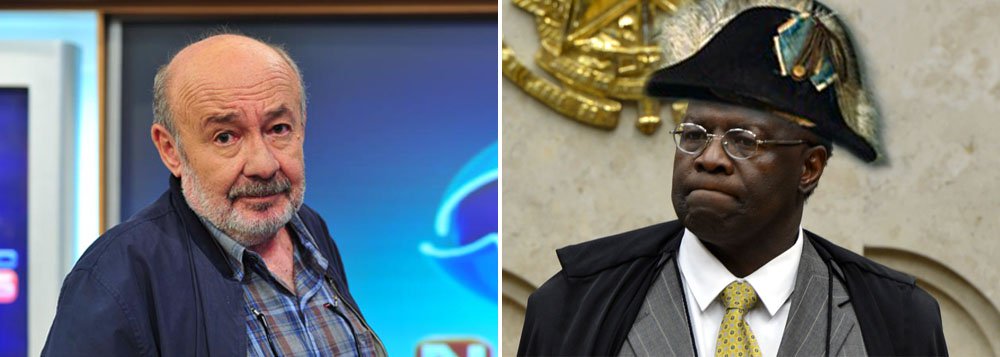 Colunista ironiza Joaquim Barbosa pela condução das prisões dos condenados petistas na AP 470; “Não gostou do juiz encarregado da tarefa? Troque-o por outro mais de seu agrado. Quer uma data simbólica para determinar a prisão de réus condenados? Escolha a Proclamação da República. Quer uma boa cobertura midiática? Junte todos os presos e os mande num avião para Brasília, sem esquecer de informar o roteiro à imprensa”, disse