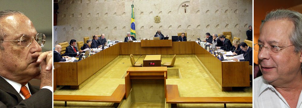 Colunista da Folha Ricardo Melo critica o Supremo Tribunal Federal, de Joaquim Barbosa, por estabelecer que o “domínio do fato vale para todos, à exceção, por exemplo, de chefes de governo e tucanos encrencados com licitações trapaceadas”; ele sugere que o ex-presidente Lula estava ciente do esquema de compra de apoio parlamentar