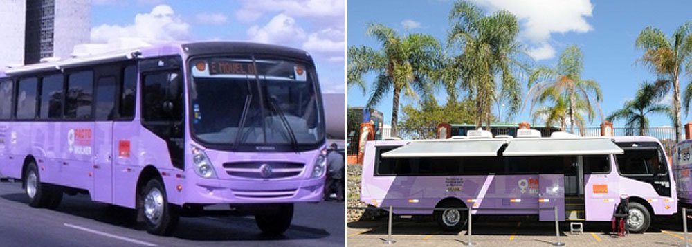 O "Ônibus da Mulher" estaciona, na terça (22) e na quarta-feira (23), na Comunidade da Torre, e na sexta-feira (25), na Escola Classe Curralinho, áreas rurais de Brazlândia, para oferecer às mulheres assistência psicológica, jurídica e social, das 10h às 16h