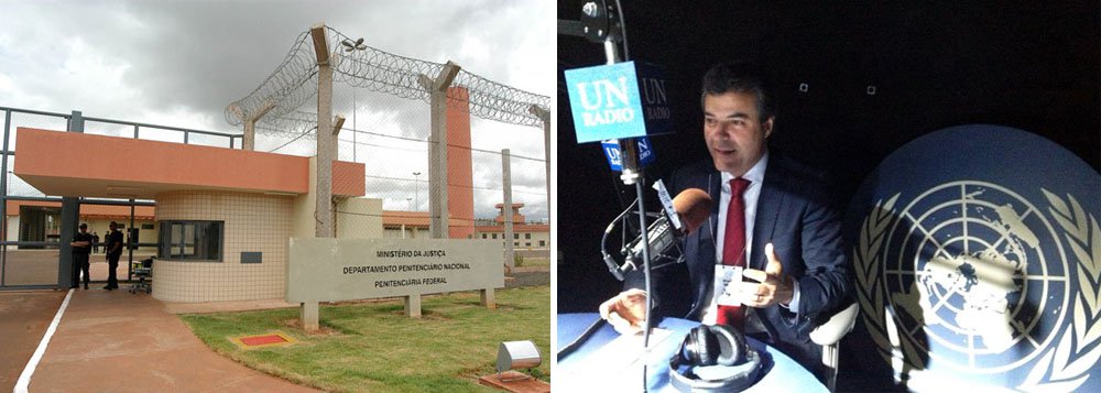 O governador Beto Richa anunciou, em entrevista à Rádio ONU, em Nova Iorque, uma parceria entre o Governo do Estado, a Organização ONU e o Conselho Nacional de Justiça para disponibilizar a outros países o modelo de gestão prisional adotado no Paraná; a parceria será formalizada em dezembro