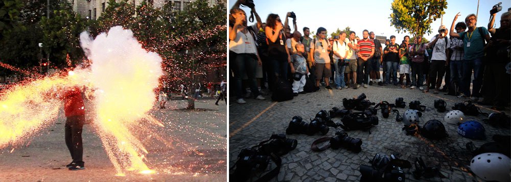 A defesa de Fábio Raposo Barbosa e Caio Silva de Souza, acusados da morte do cinegrafista Santiago Andrade, pedirá o trancamento do processo, no TJ-RJ, sob o argumento de que a acusação de homicídio doloso triplamente qualificado é excessiva para o fato
