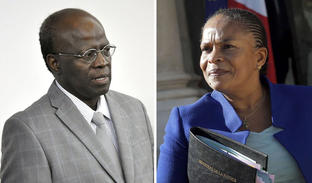 Presidente do STF, Joaquim Barbosa, foi questionado, durante jantar, na noite desta quarta-feira (22), na Corte Constitucional da França, pela ministra da Justiça do país, Christiane Taubira, sobre a possibilidade de disputar o cargo de presidente do país, mas negou enfaticamente; Barbosa pode optar pela disputa pelo Senado no Rio