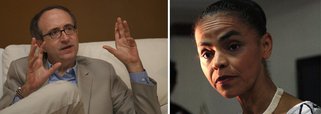 Blogueiro neocon Reinaldo Azevedo, alinhado ao PSDB, rejeita a tese de que, contra o PT, valeria qualquer candidato, mesmo se fosse Marina Silva; "Não caio nessa, sob pretexto nenhum — nem mesmo “para tirar o PT de lá”. Na democracia, voto útil é voto inútil. Se Deus me submetesse à provação — espero que não aconteça — de ter de escolher entre Dilma e Marina, escolheria gloriosamente 'nenhuma'!", afirma