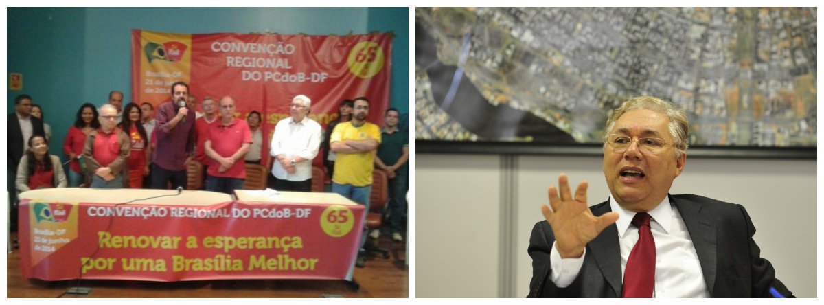 Em convenção regional, comunistas oficializam coligação com PT para o governo e dizem que o governador petista foi “o que fez mais para melhorar a vida das pessoas do DF". Partido busca "fisionomia própria" e lança Messias de Souza, ex-administrador de Brasília, como candidato a deputado federal, e para a Câmara Legislativa apostará em lideranças populares