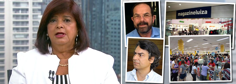 Dona da terceira maior rede de varejo do Brasil, a Magazine Luiza, Luiza Trajano rebate, em entrevista ao programa Manhattan Connection, da Globo News, os pessimistas que "só veem o copo do lado vazio, nunca do lado cheio"; a Caio Blinder, que fala em "varejo em crise", ela diz: "o crédito, o aumento da renda, o emprego e a entrada dessa classe média gerou para o setor a década do varejo"; Diogo Mainardi falou em inadimplência, inflação, aumento de juros e perguntou: "quando você irá vender suas lojas para a Amazon?"; apresentador recebeu como resposta: "inadimplência nunca esteve tão boa e ninguém será vendido"