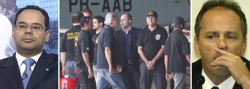 Ex-tesoureiro do PL (atual PR), Jacinto Lamas, condenado a cinco anos de prisão por lavagem de dinheiro na Ação Penal 470, foi contratado para trabalhar como assistente administrativo na Mísula Engenharia; ele receberá salário de R$ 1.250, vale-transporte e vale-refeição no valor de R$ 11 por dia; pedido semelhante, feito pelo ex-ministro José Dirceu ainda não foi autorizado; após linchamento público por oferta de emprego de R$ 20 mil em hotel, Dirceu recebeu convite para trabalhar na biblioteca do escritório do advogado José Gerardo Grossi, por um salário de R$ 2,1 mil; quando o juiz Bruno Ribeiro irá julgar o pedido de Dirceu?