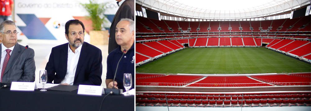 Durante inspeção da Fifa e do COL ao Estádio Mané Garrincha, governador do Distrito Federal garante aos dirigentes que Brasília está "totalmente preparada para receber este grande calendário de sete jogos que serão disputados aqui na Copa do Mundo"; segundo Agnelo Queiroz (PT), que apresentou ainda números recordes de renda e público, "o legado é uma realidade"