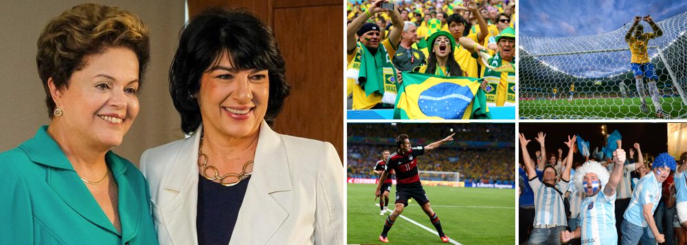 Em entrevista à jornalista Christiane Amanpour, presidente diz que "superar a derrota é característica de um grande país"; Dilma Rousseff afirmou que derrota da Seleção Brasileira por 7 a 1 diante da Alemanha não reduz conquistas da realização da Mundial; "Fizemos uma das melhores copas graças à capacidade do povo de receber bem os visitantes", apontou; ela foi perguntada sobre os tempos de combate ao regime militar, sofrimento de torturas e a condição de ser presidente e mulher; "As mulheres sabem que as pessoas são sentimentos e emoções, e não apenas pensamentos e racionalidade"; íntegra