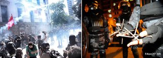 Reportagem do Fantástico mostra depoimentos de integrantes do grupo de mascarados acusados de organizar protestos violentos no Rio; no dia 27 de setembro, a Polícia Federal e a Interpol alertaram o procurador-geral de Justiça do Rio de Janeiro de possíveis ataques cibernéticos e manifestações violentas no próximo dia 5 de novembro