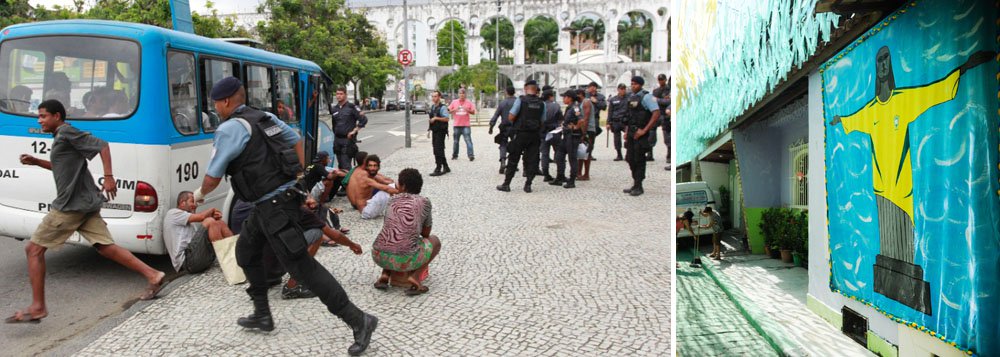 Às vésperas da Copa do Mundo, o Ministério Público constatou o descumprimento de uma decisão judicial que proíbe a retirada compulsória de moradores de rua em áreas que grande fluxo turístico durante o torneio; a proibição dessa prática foi estabelecida através de um termo de ajustamento de conduta (TAC), assinado entre o MP e a Prefeitura do Rio de Janeiro; aliado a isso, também foi constatada superlotação no Abrigo Municipal Rio Acolhedor que, por lei, teve seu número de internos restringido