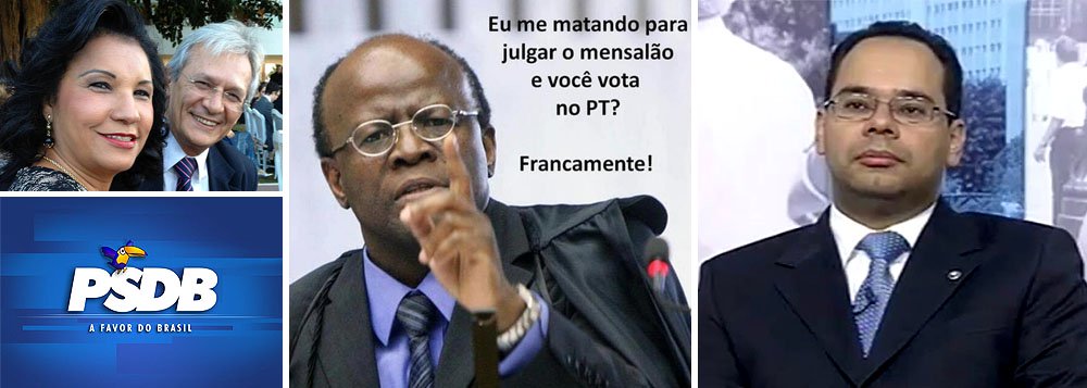 A frase foi postada nas redes sociais por Luci Rosane Ribeiro, mãe do juiz Bruno Ribeiro, que será o executor das penas da Ação Penal 470, em razão de mais uma decisão monocrática de Joaquim Barbosa, presidente do Supremo Tribunal Federal, que afastou o titular da Vara de Execuções Penais, Ademar Vasconcelos, do caso; o pai de Bruno, Raimundo Ribeiro, foi deputado distrital pelo PSDB e é dirigente tucano no Distrito Federal; saberá o juiz se comportar de forma isenta e livre das pressões que recebe dos próprios pais?; a escolha de Joaquim Barbosa pode ser considerada justa em relação aos presos?