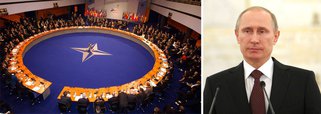 A decisão foi tomada por chanceleres da Otan, que pediram à Rússia, governada por Vladimir Putin, que "tome passos imediatos... para voltar a cumprir a legislação internacional"
