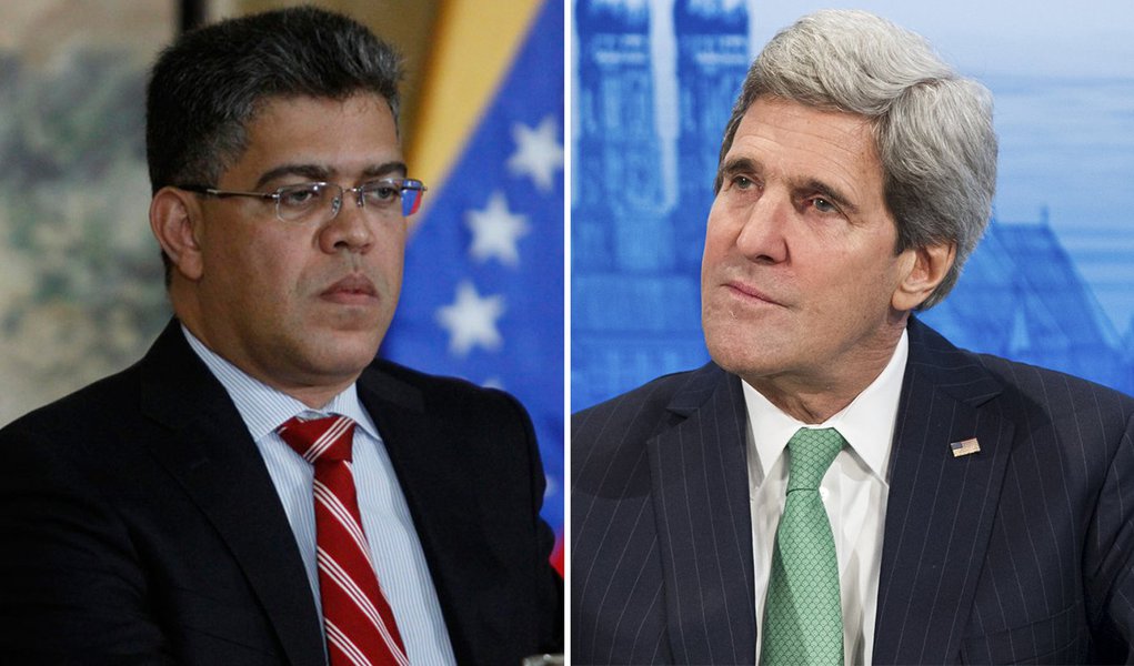 Elías Jaua responsabilizou diretamente o secretário de Estado dos Estados Unidos de ser o "principal encorajador da violência" na Venezuela e o chamou de "assassino do povo venezuelano"; ontem, Kerry afirmou que o governo venezuelano precisava colocar um fim na "campanha de terror" contra seu próprio povo