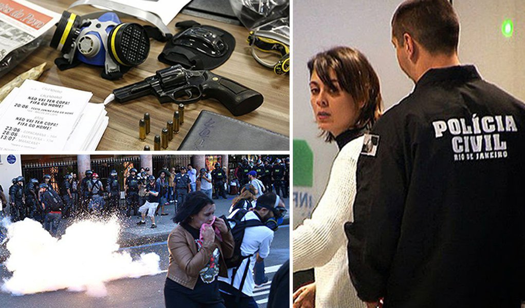 Decisão atinge Elisa de Quadros Pinto Sanzi, a Sininho, e o grupo que teve prisão temporária decretada no sábado (12), durante a Operação Firewall da Polícia Civil, no Rio e em Búzios, na Região dos Lagos; 11 deles tinham sido liberados do Complexo Penitenciário de Gericinó, em Bangu, na madrugada de quinta; para o juiz Flávio Itabaiana, há prova da existência do crime e de indícios suficientes de formação de quadrilha armada