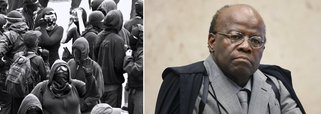 O colunista Tutty Vazques, do Estado de S. Paulo, comparou o presidente do Supremo Tribunal Federal, Joaquim Barbosa, aos manifestantes que têm botado pra quebrar nos protestos de rua pelo País