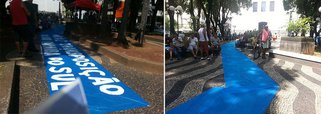 A Frente Parlamentar de Defesa da Bacia do Rio Paraíba do Sul, da Assembleia Legislativa do Estado do Rio de Janeiro (Alerj), promoveu um ato em frente ao Palácio Tiradentes contra a transposição de águas da Bacia do Rio Paraíba do Sul, pretendida pelo governo de São Paulo