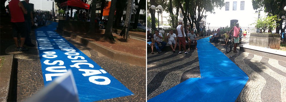 A Frente Parlamentar de Defesa da Bacia do Rio Paraíba do Sul, da Assembleia Legislativa do Estado do Rio de Janeiro (Alerj), promoveu um ato em frente ao Palácio Tiradentes contra a transposição de águas da Bacia do Rio Paraíba do Sul, pretendida pelo governo de São Paulo