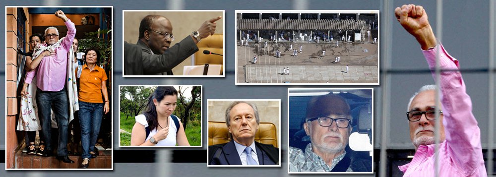 Após ter cumprido em regime fechado, no Complexo da Papuda, um sexto de sua pena de 4 anos e 8 meses, o ex-deputado José Genoino obteve o direito à progressão de pena; nesta terça-feira 12, pela manhã, ele deixou, em definitivo, o Complexo Penitenciário da Papuda; seu destino, para cumprir o resto da pena que lhe cabe, é o de sua casa; ao 247, Miruna Genoino relatou a alegria com que a família recebeu a notícia do estabelecimento da prisão domiciliar, mas afirmou que "o sentimento de injustiça nunca vai passar"; lei, agora, vai sendo cumprida sem arroubos de personalismo autoritário como nos tempos de Joaquim Barbosa na presidência do STF