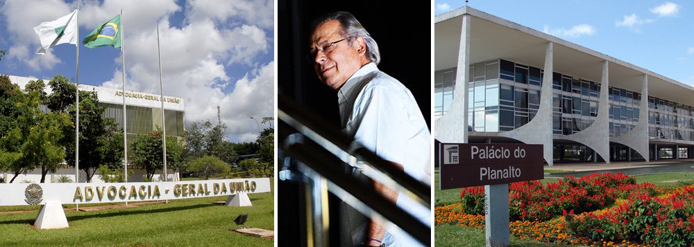 Advocacia-Geral da União entra com reclamação disciplinar na corregedoria do Conselho Nacional do Ministério Público contra a promotora Márcia Milhomens Sirotheau Corrêa, que pediu à Justiça quebra de sigilo no Palácio do Planalto; ela investiga se o ex-ministro José Dirceu usou aparelho celular de dentro da Papuda; AGU lembra que investigação interna da penitenciária não encontrou provas do feito e, "ao invés de simplesmente dar por encerrada a questão", a promotora adotou procedimento "inteiramente inédito e heterodoxo", pedindo a quebra de sigilo do Planalto "sem maiores justificativas, explicações e pormenorização"