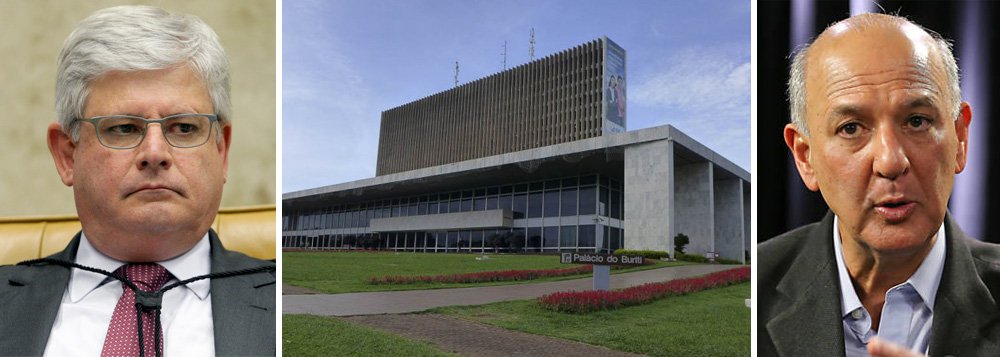 Procurador-Geral da República, Rodrigo Janot, avalia que ex-governador do Distrito Federal, José Roberto Arruda, deve ser enquadrado na lei da Ficha Limpa e alerta que ele corre o risco de não ser diplomado, caso seja eleito para o Palácio do Buriti; "O que se discute é que essa ausência de condenação em segundo grau se deu em razão de um obstáculo judicial, criado pelo próprio candidato”, disse Janot; em nota, PR do Distrito Federal protestou: "O procurador Janot defende uma tese contrária à jurisprudência estabelecida pelo Tribunal Superior Eleitoral, cujo entendimento reiterado em inúmeras decisões é o de que as condições de elegibilidade se dão na data do registro"