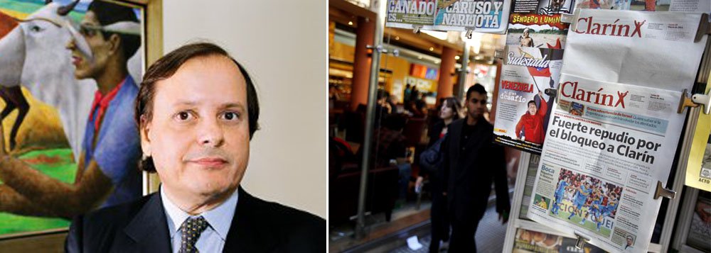 Em editorial, jornal comandado por Francisco Mesquita Neto afirma que a Ley de Medios argentina representa a "vitória do pensamento único", quando, na verdade, o grupo Clarín exercia um quase monopólio nas comunicações do país