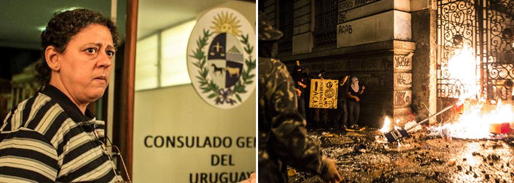 Segundo a deputada estadual Janira Rocha (Psol), o consulado do Uruguai negou a solicitação de refúgio da advogada Eloisa Samy e de dois outros ativistas, considerados foragidos pela Operação Firewall; segundo a parlamentar, a consul Myrian Chala explicou que o governo uruguaio tem um tratado com o governo brasileiro, respeita o estado democrático de direito e não vê razão para um asilo político; eles teriam fugido do prédio após a negativa