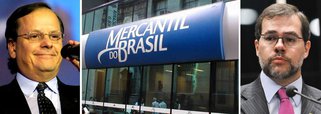 Jornal de Francisco Mesquita Neto aponta "comportamento escandaloso" do ministro Dias Toffoli, que obteve empréstimo de R$ 1,4 milhão do Banco Mercantil do Brasil e relata ação que envolve o banco mineiro; segundo o jornal, prestações do ministro foram reduzidas em R$ 636 mil com juros menores; será que o jornal pretende ganhar o voto de Toffoli na questão dos embargos infringentes?