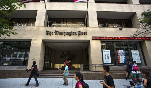 Jornal, que é propriedade de Jeff Bezos desde agosto, continuará a alugar espaço no prédio até encontrar novo endereço; compradora de terreno, localizado a quatro quarteirões da Casa Branca, é a Carr Properties, gigante americana de negócios imobiliários