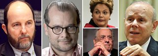 Guerra eleitoral tem batalha de baionetas entre economistas PhD; "Governo Dilma é fechado, antiquado e vai nos dar dor de cabeça", diz tucano Armínio Fraga; "Não levo fé"; também ex-BC, Gustavo Franco dispara contra a "contabilidade criativa" e vê Brasil "escorregando"; ministro Guido Mantega sai brabo da trincheira: "Se os tucanos estivessem à frente da economia brasileira na crise de 2008, Brasil teria quebrado"; País vai completar 10 anos com inflação dentro da meta, mas Fraga vê "frustração" e "tensão no ar"; titular da Fazenda solta granada: "Não dá para alguém que foi do governo e teve uma inflação média de 8,77% dizer que nós temos inflação alta"