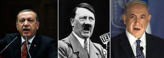 “Os israelenses não têm nenhuma consciência, nenhuma honra, nenhuma dignidade. Os que condenam Hitler dia e noite ultrapassaram Hitler em barbarismo”, disse o primeiro-ministro turco, Tayyp Erdogan, a simpatizantes em um comício na cidade de Ordu, às margens do Mar Negro; ele se referia à ofensiva terrestre sobre a Faixa de Gaza, comandada pelo primeiro-ministro Benjamin Neetanyahu, que já matou mais de 300 palestinos nos últimos dias